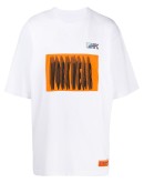 oversized graphic print cotton t-shirt
