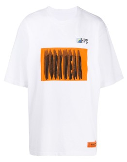 oversized graphic print cotton t-shirt