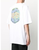oversized graphic print cotton t-shirt
