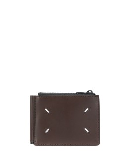 signature four-stitch logo wallet