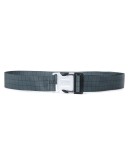 grid-print clip buckle belt 