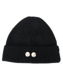 button beanie hat