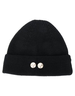 button beanie hat