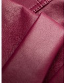 faux-leather straight shorts