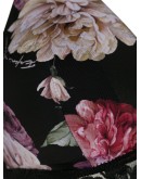 floral-print plunge bra