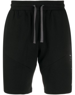 embroidered logo track shorts