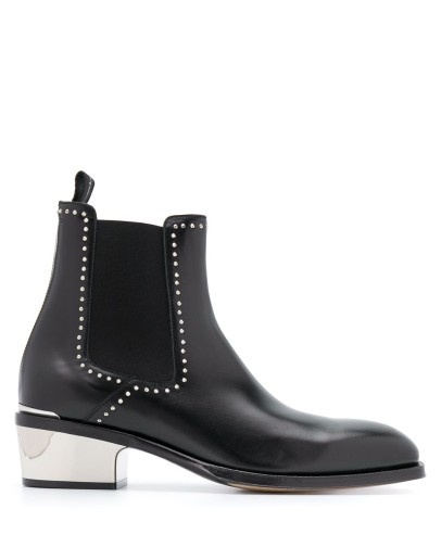 studded ankle boots