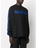 graphic print long sleeve top