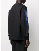 graphic print long sleeve top