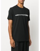 logo print crewneck T-shirt