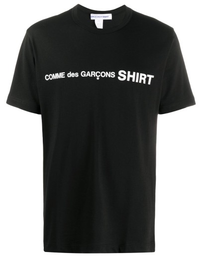 logo print crewneck T-shirt