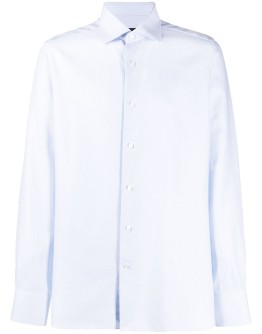 abstract-print long-sleeve shirt