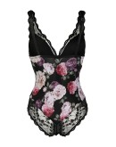 floral-print bodysuit 