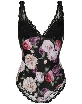 floral-print bodysuit 