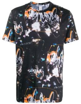 abstract graphic print T-shirt