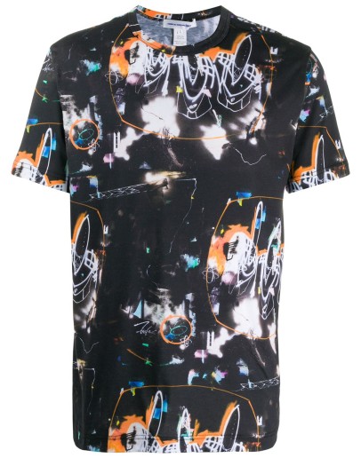 abstract graphic print T-shirt