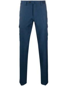 slim-fit tailored trousers