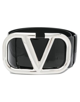 VLOGO leather belt