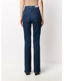 high-waisted bootcut jeans