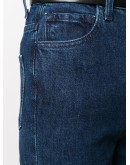 high-waisted bootcut jeans