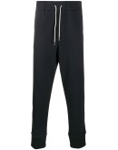 cuffed-ankle track pants