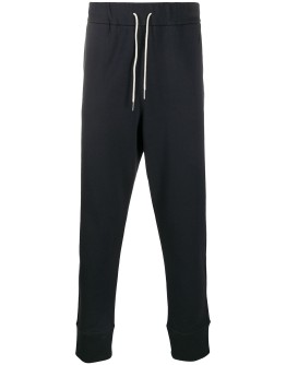 cuffed-ankle track pants