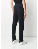 cuffed-ankle track pants