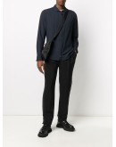 zipped wool shirt