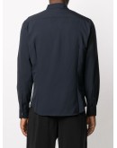 zipped wool shirt