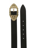 engraved-buckle belt
