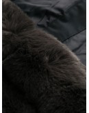 hooded down parka