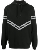 chain print hoodie