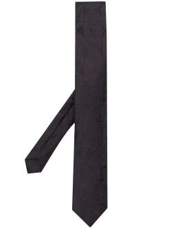 DG logo silk tie