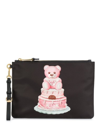 Cake Teddy Bear clutch bag