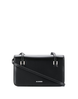 rectangular leather shoulder bag