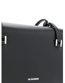 rectangular leather shoulder bag