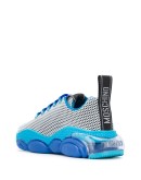 logo strap lace-up trainers
