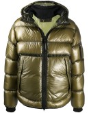 panelled padded jacket