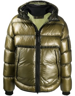 panelled padded jacket