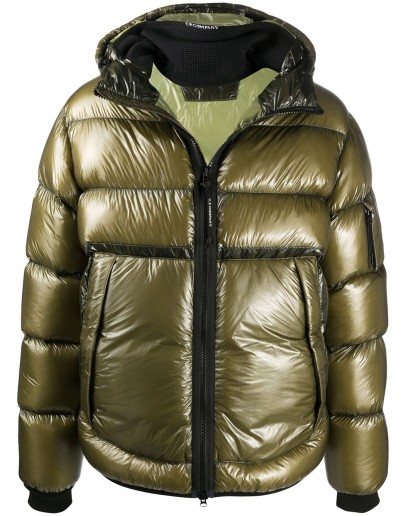 panelled padded jacket