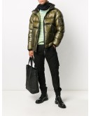 panelled padded jacket