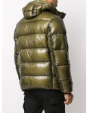 panelled padded jacket