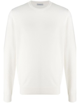 crew-neck cashmere jumper