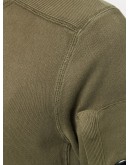 logo patch crew neck sweatshirt 