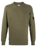 logo patch crew neck sweatshirt 