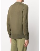 logo patch crew neck sweatshirt 