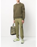 logo patch crew neck sweatshirt 