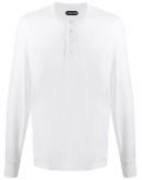 long-sleeve cotton T-shirt