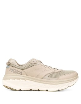 chunky heel lace up trainers