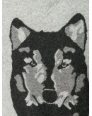 wolf print jumper